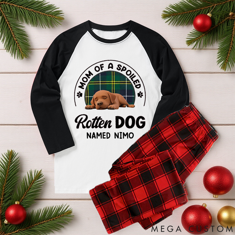 Personalized Dog Lover My Spoiled Dog Family Matching