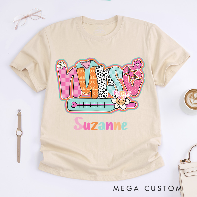 Personalized Nurse T-Shirts Nurse Fun and Fabulous Fashion Design T-Shirts