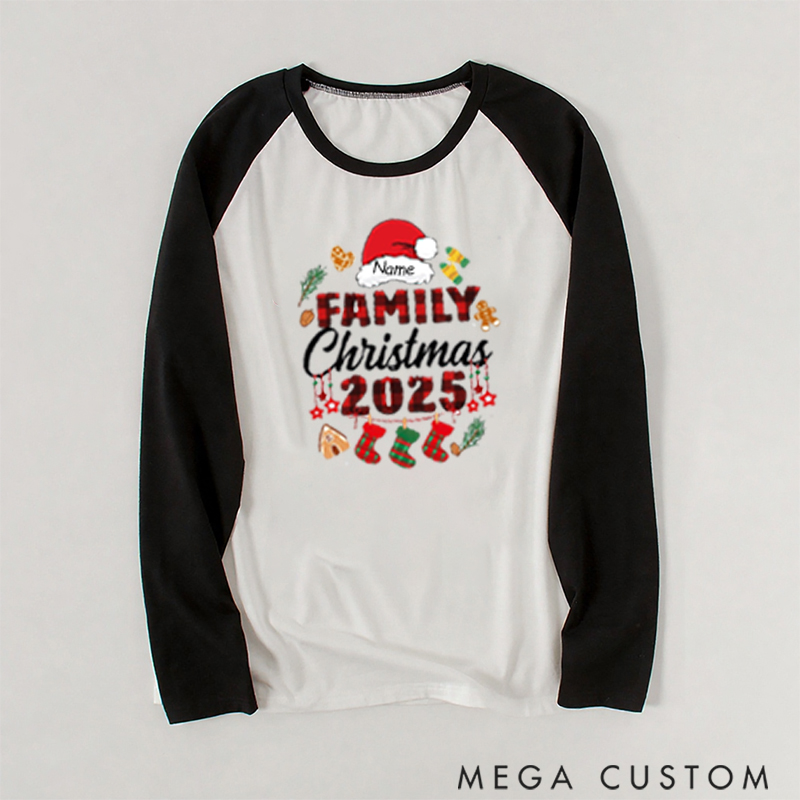 Personalized Funny Reunion Santa Theme Family Christmas Pajamas