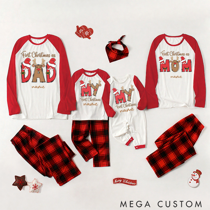 [Copy]Personalized Family Making Memories Together Christmas Pajamas Gift for Family