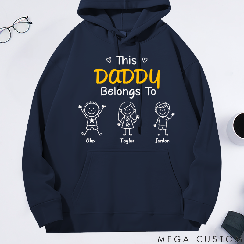 Personalized Classic Hoodies Birthday Gifts for Dad Grandpa