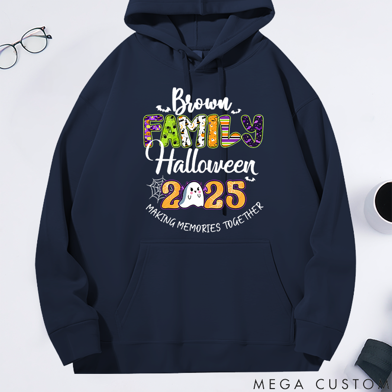Personalized Halloween Making Memories Together Classic Hoodies Halloween Party Gift
