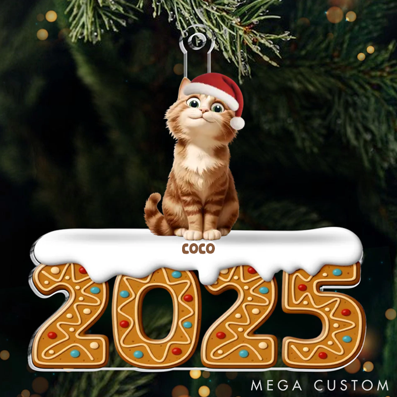 Personalized Pet Lover Pets Fill Life with Joy Christmas Ornament