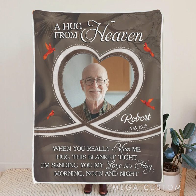Personalized Memorial Blanket Custom Photo Blanket Forever Loved Forever Missed Sympathy Gift for Family Members