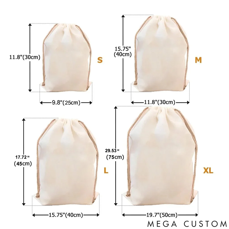 Personalized Dog Lover Snowman Reindeer Initial with dog Christmas Sack