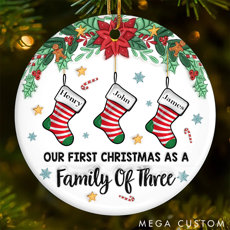 Personalized Family Christmas Ornaments Creating Lasting Memories with Our Festive Stocking Tradition
