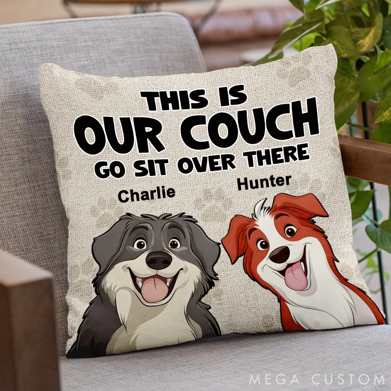 Personalized Dog Lover My Best Friend Comes with a Wagging Tail Throw Pillows