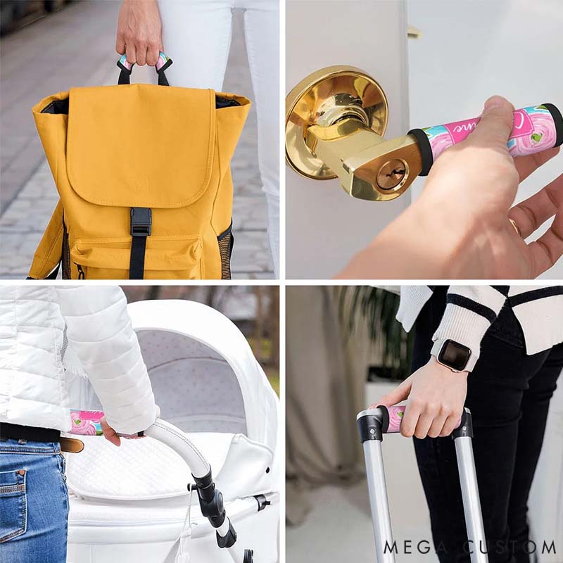 Personalized Summer Vacation Element Luggage Handle Wrap Travel Accessories Birthday Gift for Travel Lovers