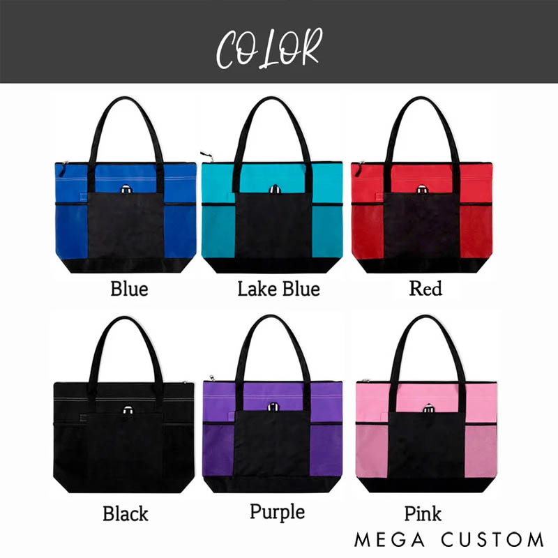 Personalized Knitted Design Large Mesh Tote Bag with Name Birthday Gift for Sewing Crocheting Lovers