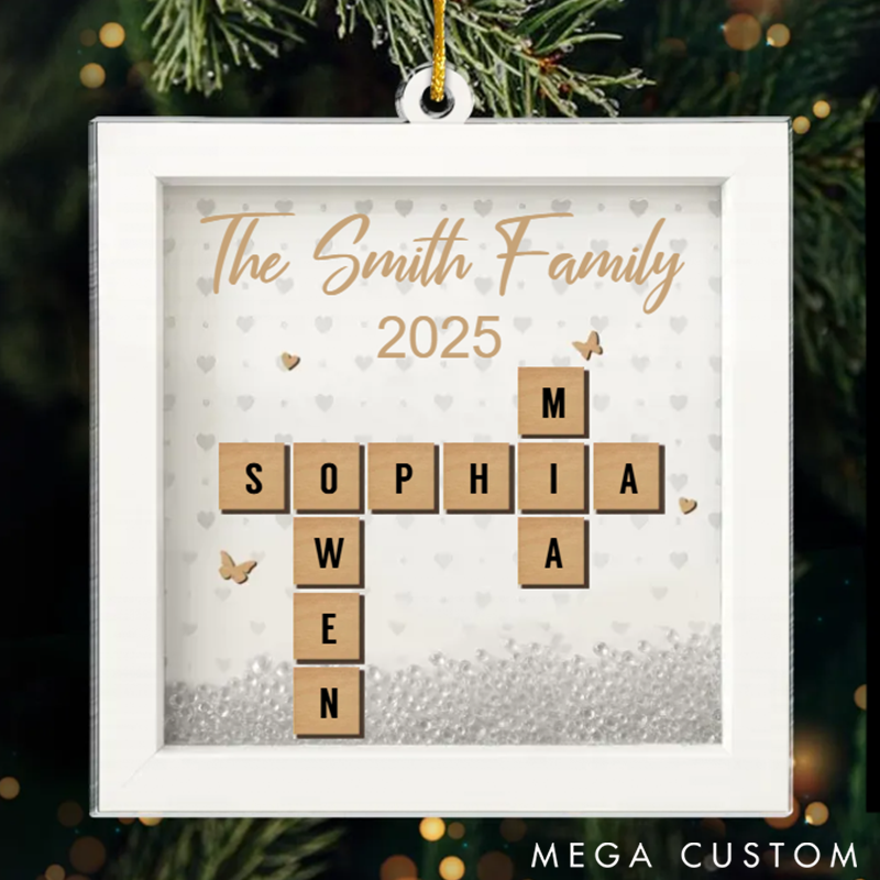 Personalized Family Christmas Ornaments Cherished Moments Shine the Brightest