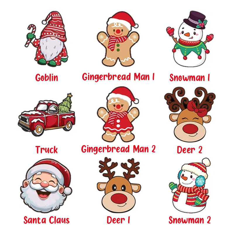 Personalized Santa Claus Hat Wooden Money Holder with Name Unique Money Card Christmas Gift for Kids Family