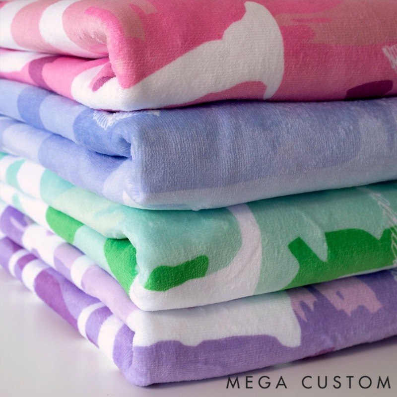 Personalized Name Beach Towel Gift for Travel Lovers