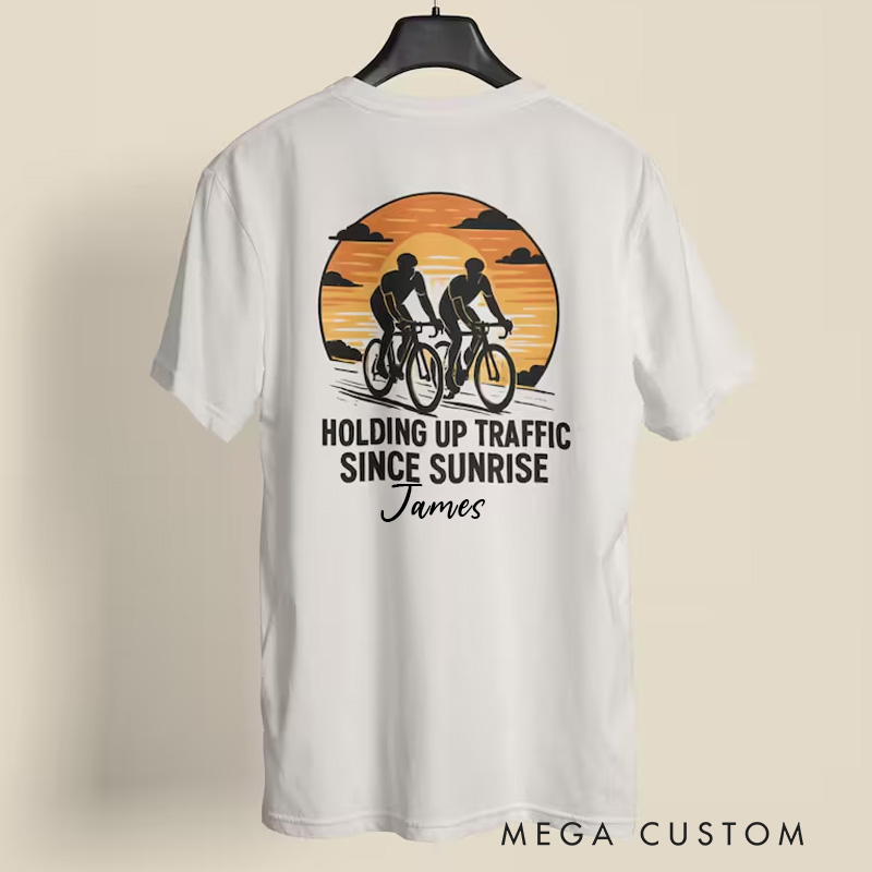 Personalized Funny Cycling Tshirt Cycle Humor Tshirt Gift for Bike Enthusiasts Great Gift for Dad Wide Range of Colors