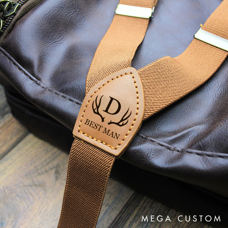 Personalized Leather Suspenders Custom Groomsman Wedding Gift Suspenders Bachelor Party Favors Suspenders Best Man Gift Groom Gift Suspenders