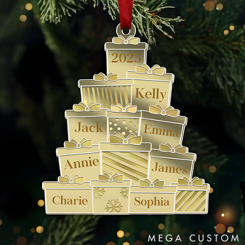 Personalized Family Ornaments Christmas Family is Life’s Greatest Treasure