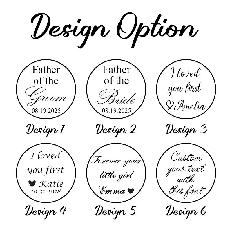 Personalized Father of the Bride Photo Cufflinks Groom Bride Dad Photo Cufflinks Wedding Party Favors Cufflinks for Dad