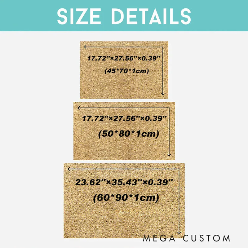 Personalized Hello Goodbye Doormat Musical Welcome Mat New Home Gift Mat