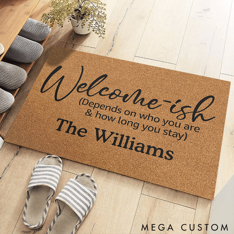 Personalized Welcom Home Doormat Gift for Family