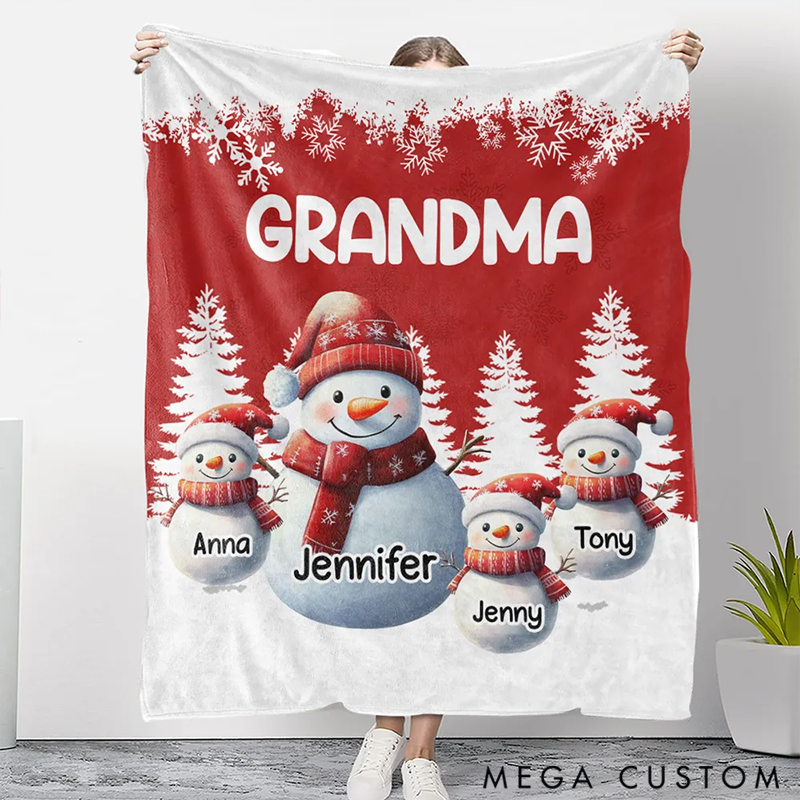 Personalized Mom You are My Hero Printed Blanket Mother's Day Gift for Mom Grandma