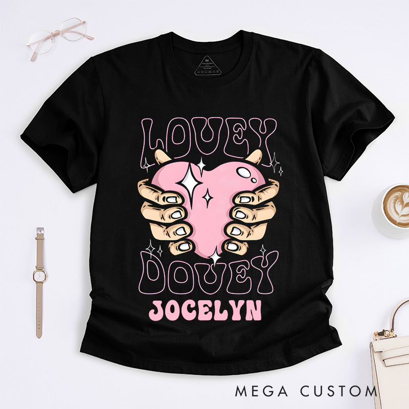 Personalized Nurse T-Shirts Lovey Dovey Fashion Design T-Shirts