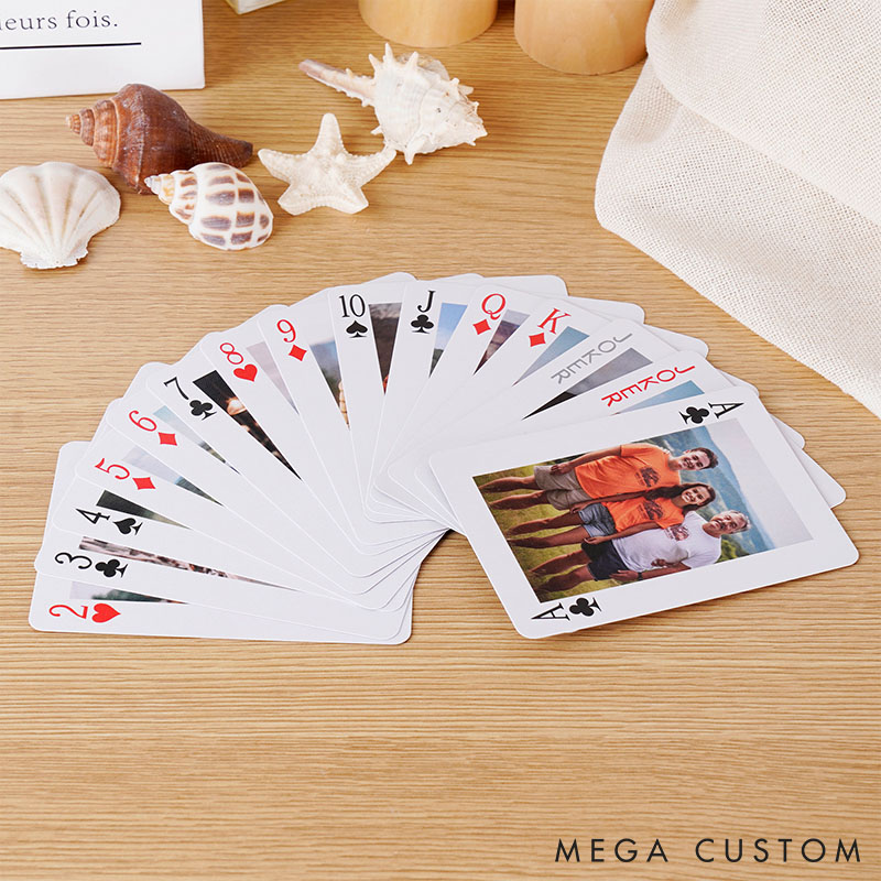 Personalized Photo Playing Cards Custom Playing Cards With Photos Printed Deck of Cards Wedding Playing Cards Anniversary Birthday Cards