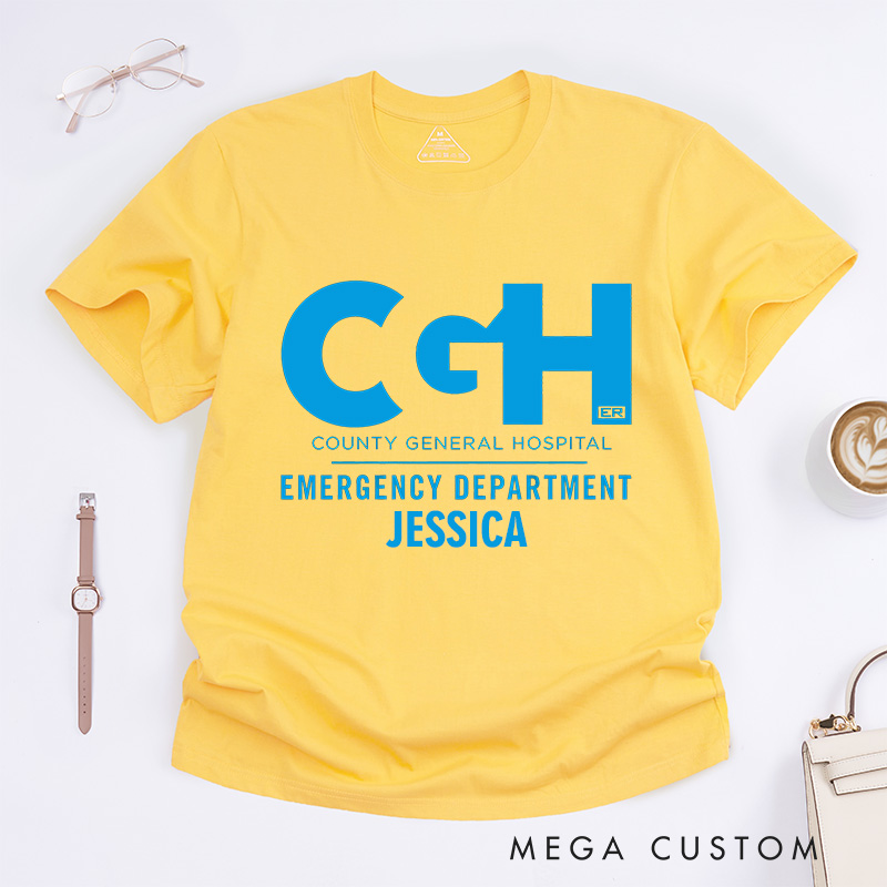 Personalized Nurse T-Shirts Emergency Department Fashion Design T-Shirts
