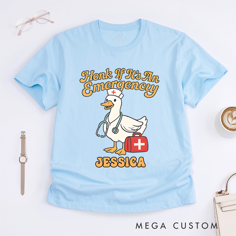 Personalized Nurse T-Shirts Hook If It's An Emergency Fashion Design T-Shirts