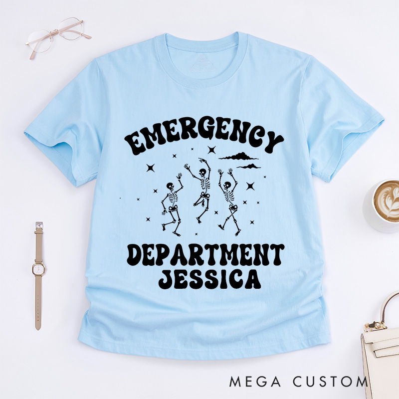 Personalized Nurse T-Shirts Emergency Department Celebration Fashion Design T-Shirts