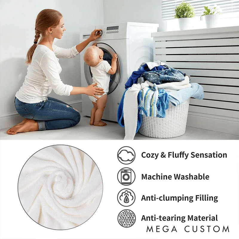 Personalized Cartoon Couple Bear in Love Blanket Custom Newlyweds Name Beer Heart Blanket Valentine's Day Gift for Husband Wife Boyfriend Girlfriend