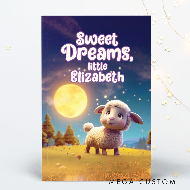 Personalized Children's Book with Cute Animals Sweet Dreams Little Name Bedtime Storybook for kids Boy Girl Grandchild Birthday Gift Christmas Gift