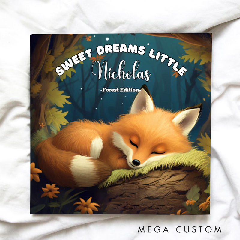 Personalized Sweet Dream Little Children’s Bedtime Book with Name Bedtime Storybook for Kids Boy Girl Grandchild Birthday Gift Christmas Gift