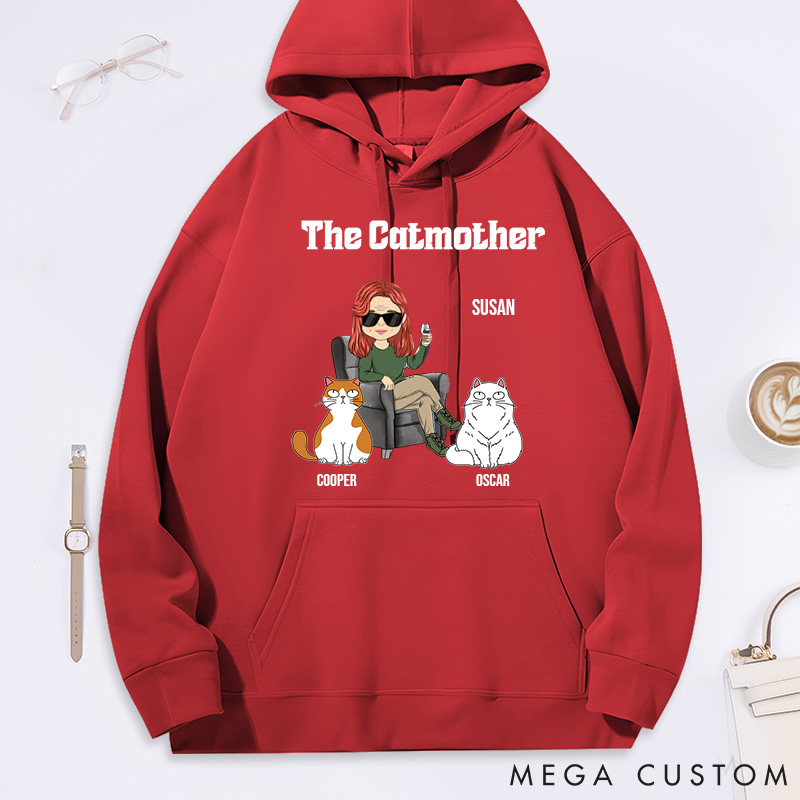 Personalized Cat Lover the Catmother Classic Hoodies
