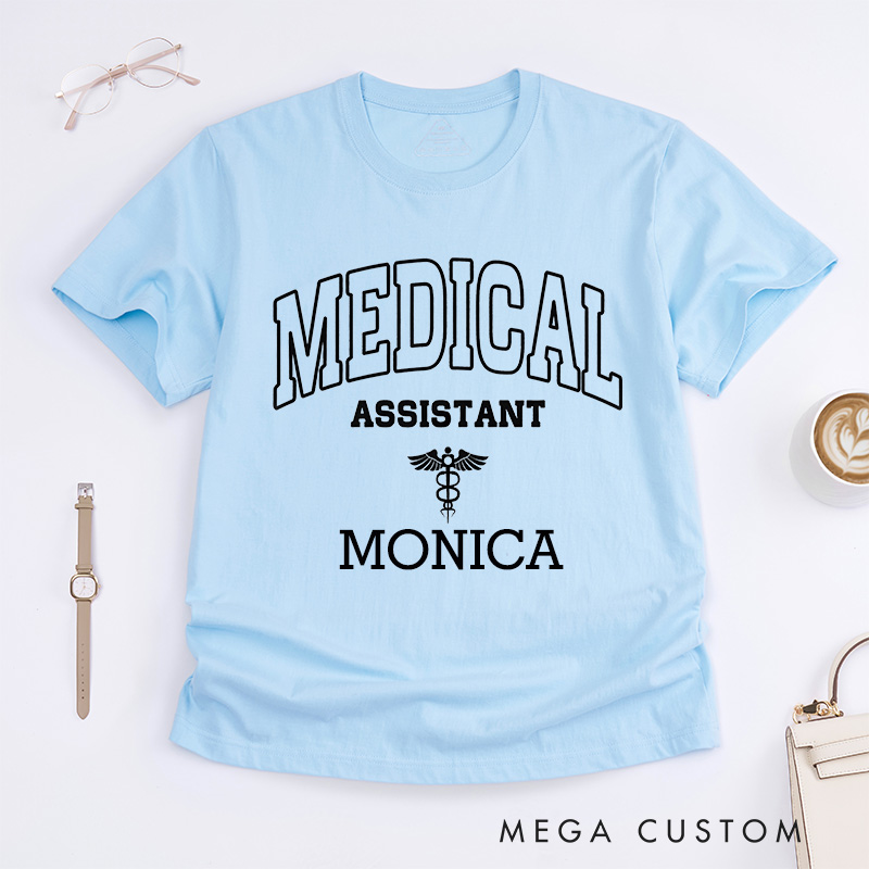 Personalized Nurse T-Shirts Classic Medical Assistant Design T-Shirts