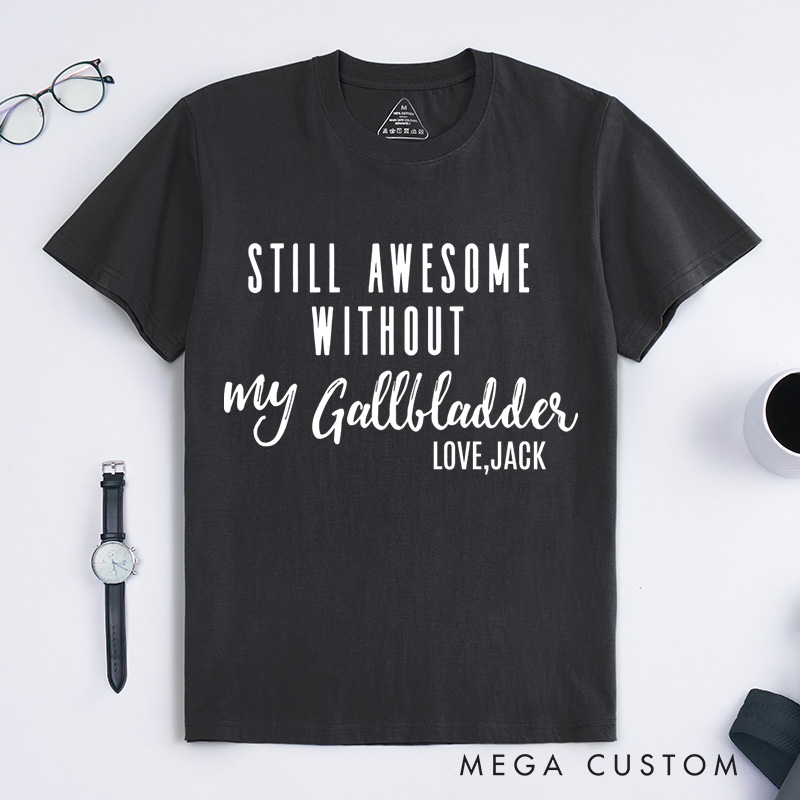 Personalized Gallbladder Surgery T-Shirt Surgery Recovery Gift Get Well Gift