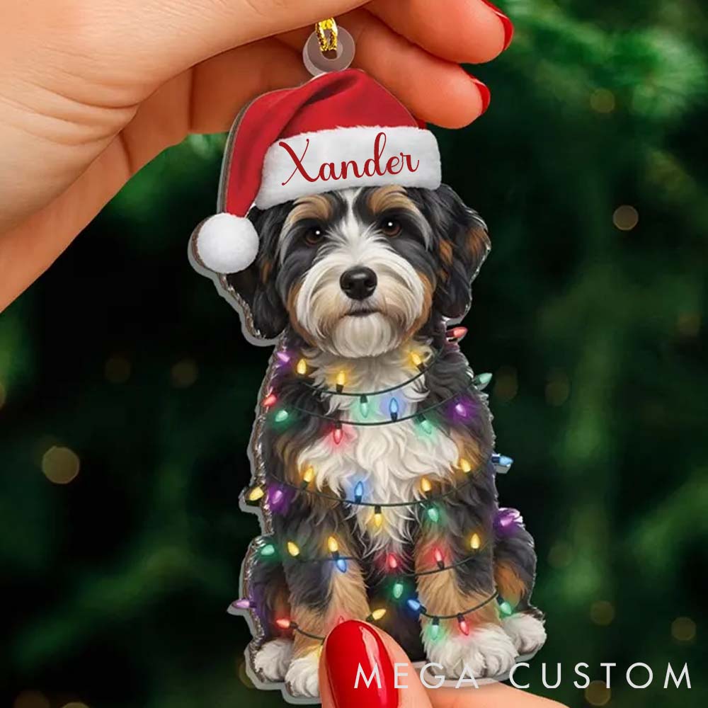 Personalized Pet Lover Pet Name Decoration Christmas Ornament