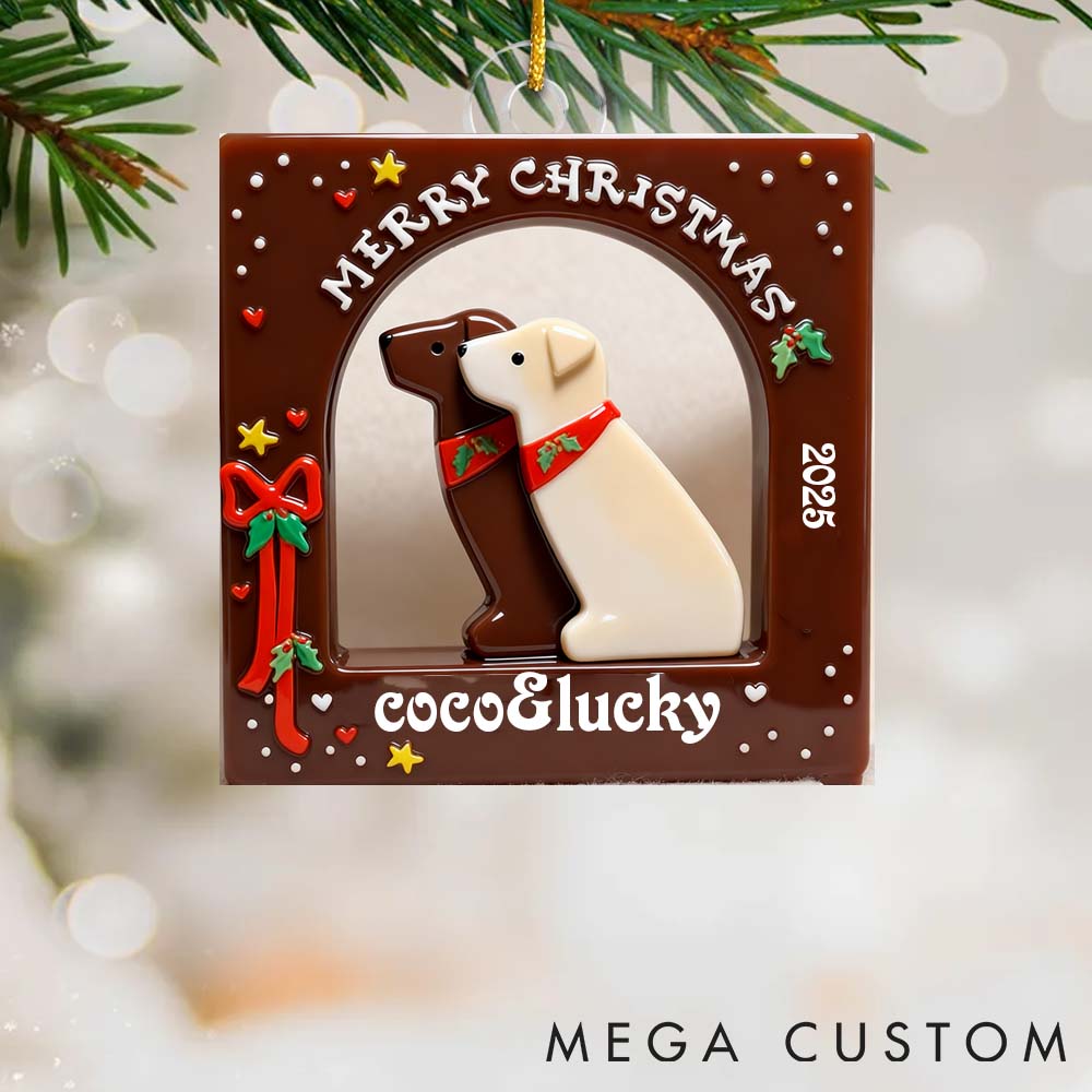 Personalized Pet Lover Custom Pet Photo Christmas Ornament