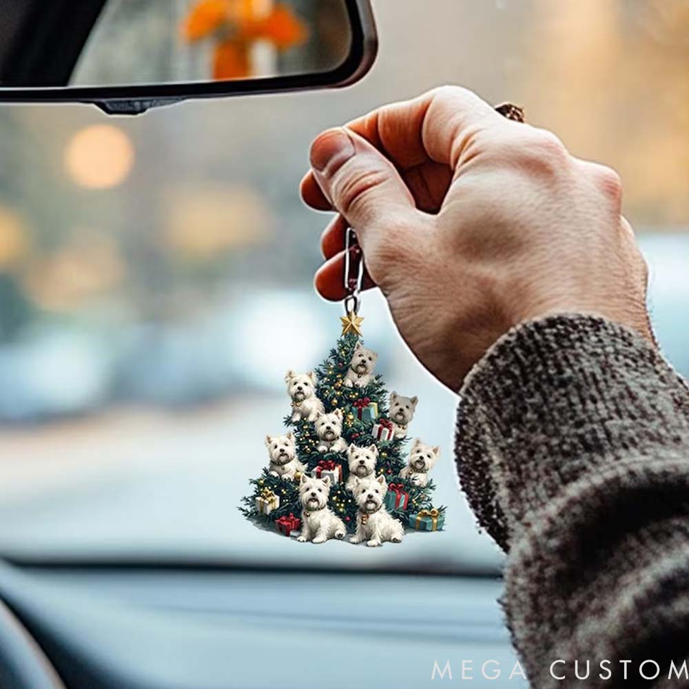 Personalized Pet Lover Cute Pet Christmas Tree Christmas Ornament