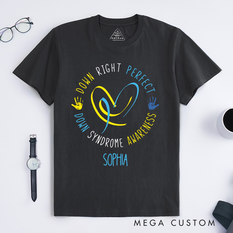 Personalized Down Syndrome Awareness Shirt Celebrating Love and Acceptance for Every Individual
