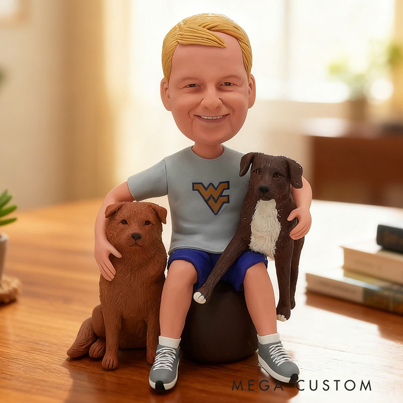 Personalized Bobblehead Made From Your Photo Custom Figurine Funny Character Pose Youth Style Edition
