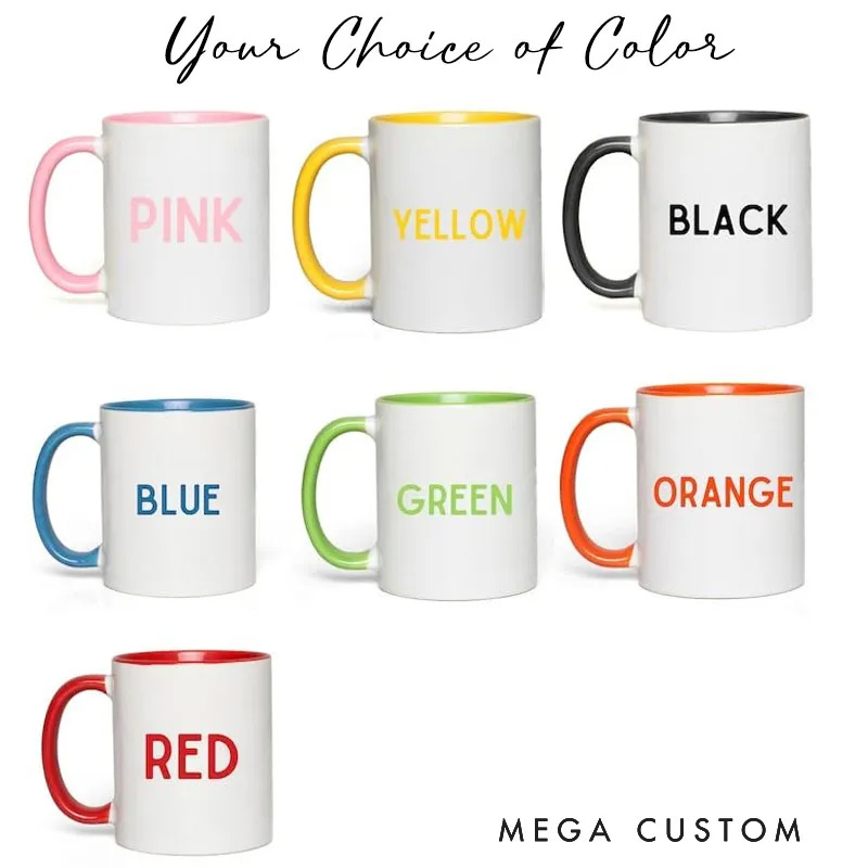 Personalized Pink Paris Toile Mug Eiffel Tower Chinoiserie Coffee Cup for Traveling Lovers