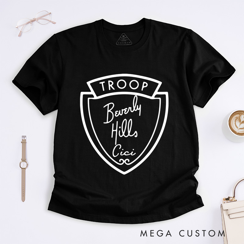 Personalized Troop Beverly Hills T-Shirt Breast Cancer Awareness Gift