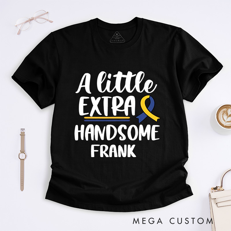 Personalized Down Syndrome T-Shirt Down Syndrome Awareness Gift Support Gift
