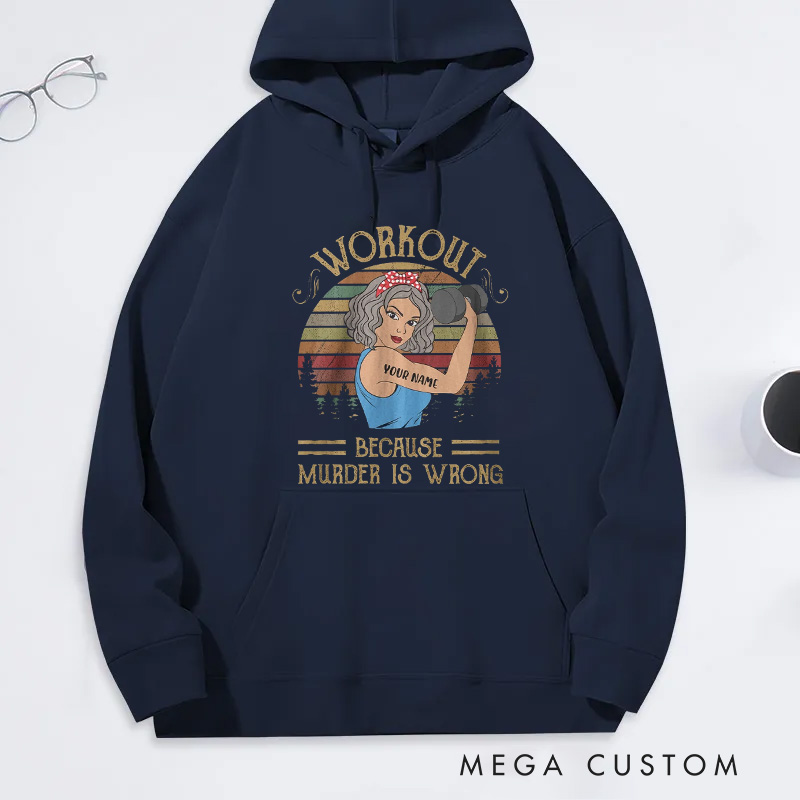Personalized Fitness Classic Hoodies with Girls Just Wanna Have Guns for Fitness Enthusiasts Bodybuilders and Gym Lovers
