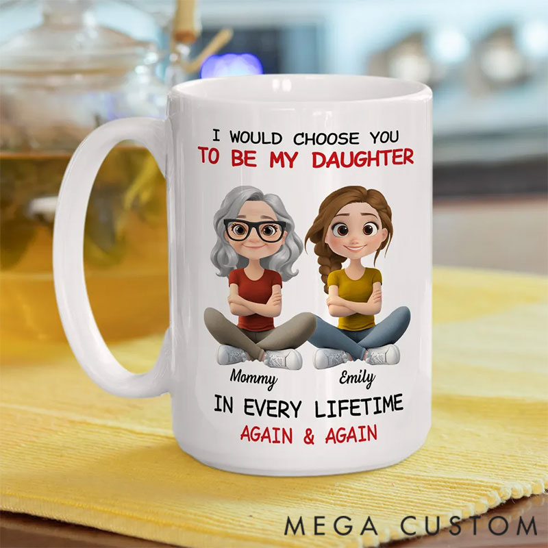 Personalized My Daughter - Personalized Custom Coffee Mug