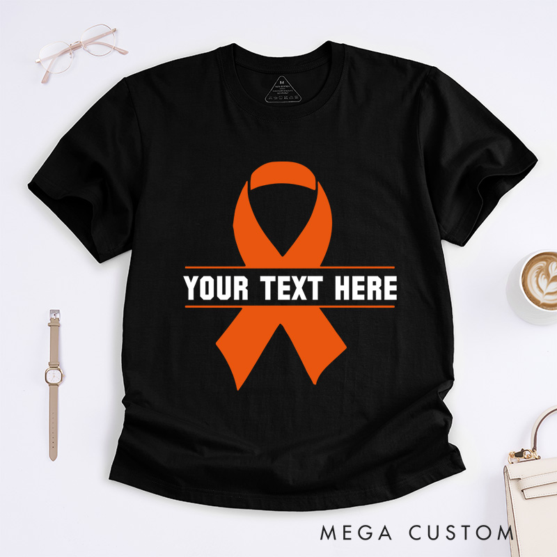 Personalized Multiple Sclerosis  T-Shirt with Your Name Cancer Squad Gift