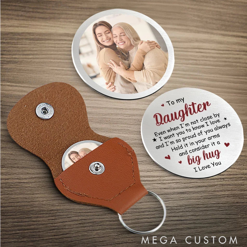 Personalized Photo I Love You and I'm So Proud of You for Family Pocket Hug