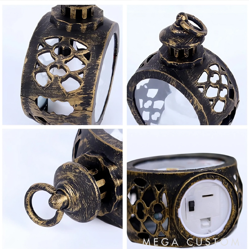 The Snowy Days Warm Hugs Snowman Family Gift Personalized Lantern Night Light