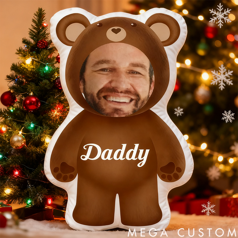 Personalized Graphic 3D Print Pillows Shape Pillows with Photo Decor Christmas Gifts for Family