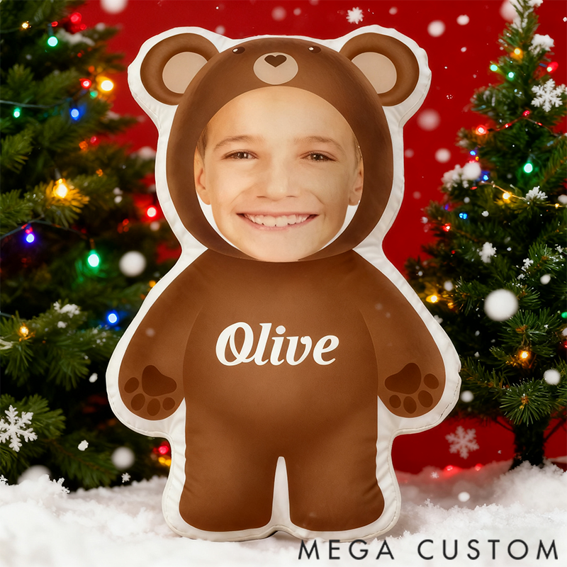 Personalized Graphic 3D Print Pillows Shape Pillows with Photo Decor Christmas Gifts for Family