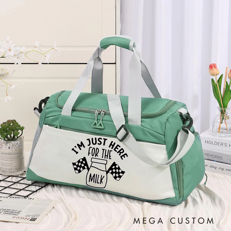 Personalized Gift for Racing Enthusiasts Custom Travel Duffel Bag